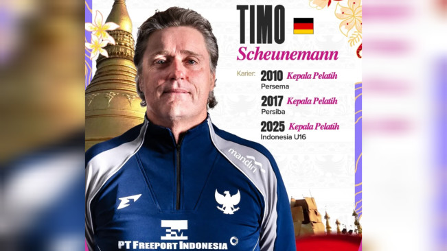 Pelatih Timnas Putri Indonesia U-17, Timo Scheunemann. [Instagram]